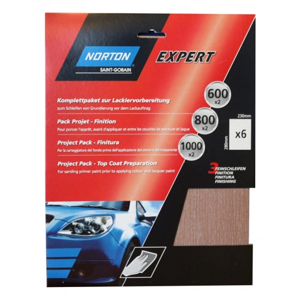 Norton Topcoat Preparation Sanding Sheets